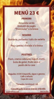 Quatre Focs menu