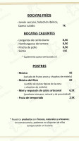 La Brasa Verda menu