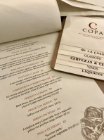 Copa menu