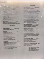 Spijshuis De Dis Delft menu