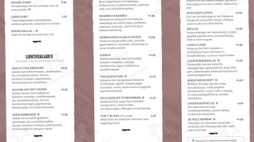 De Spil Groesbeek menu