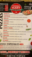 Pizzería Kary food