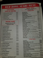 Red Bowl Asian Bistro menu