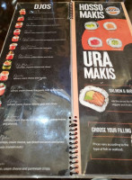 Hidden Sushi menu