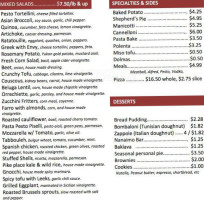 Michou menu