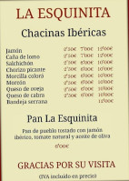 Braseria La Taberna menu