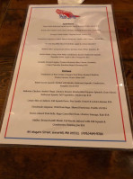 Shoe City Bistro menu