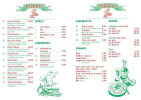 Pizzeria Piccoli SintOedenrode Geverifieerd menu