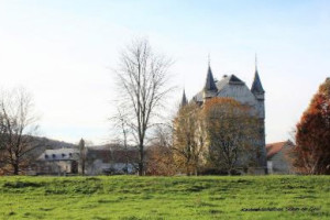 Schaloen Castle outside