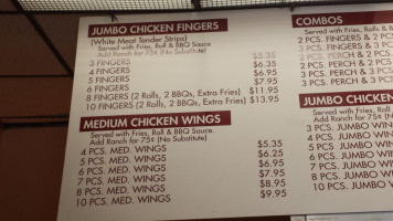 Shark's Fish & Chicken menu