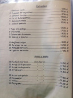 L'alguer menu