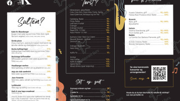 Kafe K Porsgrunn menu