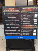 Hibachi Express menu