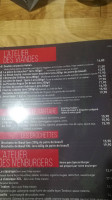 L'atelier menu