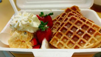 The Natural Waffle Ice Cream Parlour food