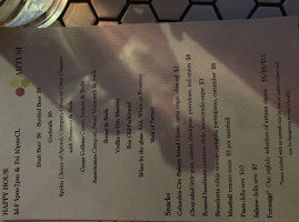 Artusi menu