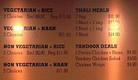 Curry Avenue menu