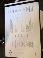 Terrane Italian Kitchen Bar The Porter menu