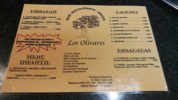 Los Olivares De Marlofa- La Joyosa menu