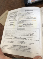 Wing Doozy menu