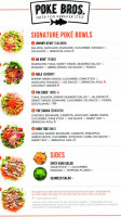 Poke Bros. menu