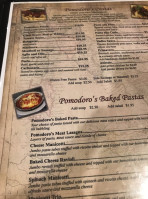 Pomodoro Italian Kitchen menu