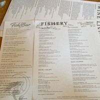 The Fishery menu