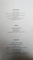 Trattoria Italiano menu