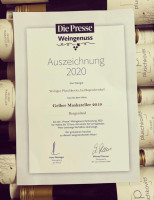 Weingut Pluschkovits menu