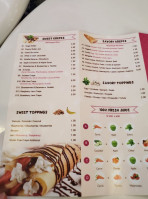 Sunberi Frozen Yogurt Crepe inside