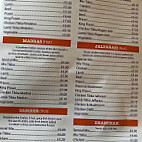 The Shathi Take Away menu