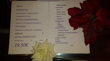 El Chiringuito menu