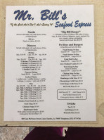 J T's Seafood menu