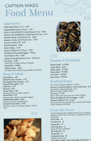 Captain Mike's Seafood Lobster menu