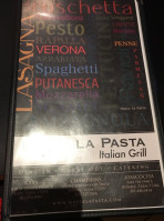 Hasta La Pasta menu