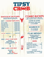 Tipsy Crab Seafood menu