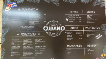 El Cubano Sandwich Shop inside