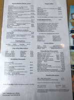 Mariscos. El Sinaloense menu