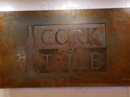 Cork Table inside