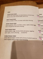 Cuisinero Garden menu