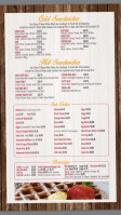 Francos Flapjack Family Resturant menu