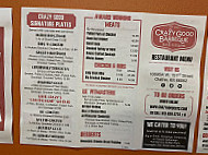 Crazy Good Barbeque Eats menu