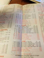 Happy House Chinese menu