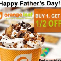 Orange Leaf Frozen Yogurt food