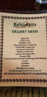 Buffalo Bill's Irma menu