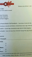 Proof Kitchen menu