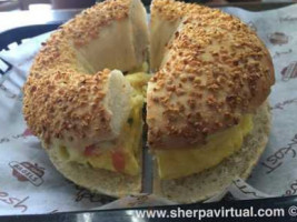 Big Apple Bagels food