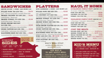 Moe's Original Bbq Oxford menu