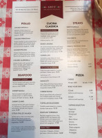 Gio's Italian menu