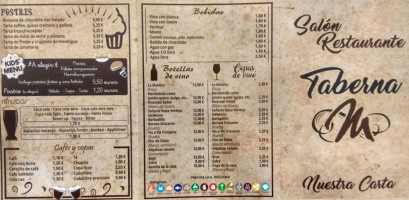 Taberna M menu